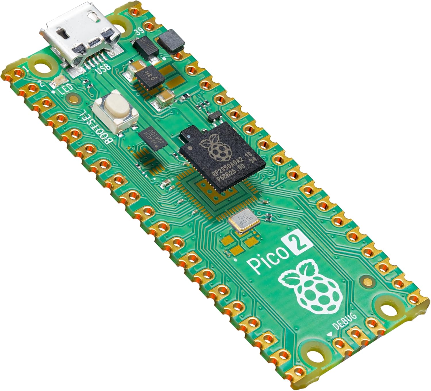 Raspberry Pi Pico 2 RP2350 Dual-Core Microcontroller Board for IoT Robotics MicroPython Projects in Pakistan