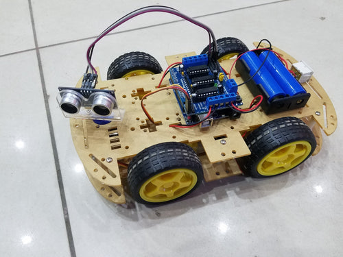 Arduino Obstacle Avoiding Robot Parts