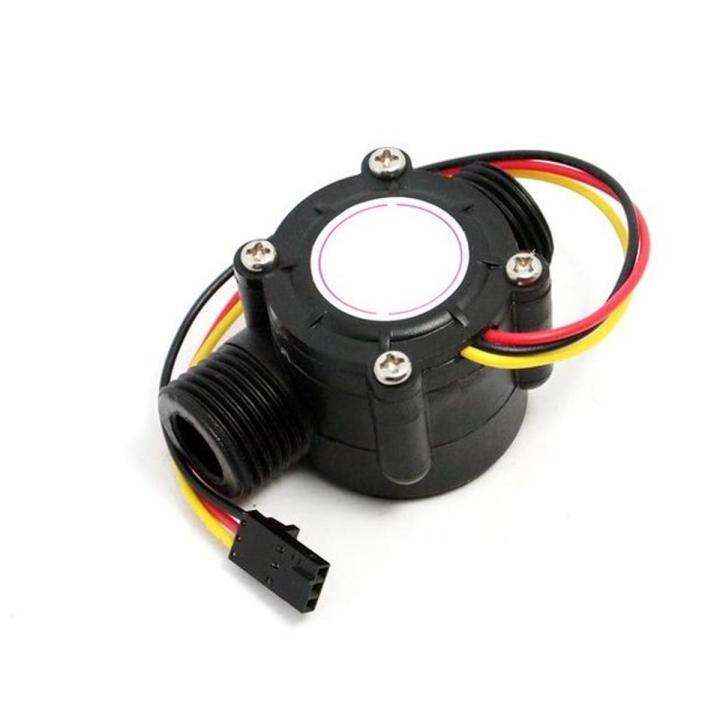 YF-S201 Water Flow Sensor 1/2" – Hall Effect Flow Meter for Arduino